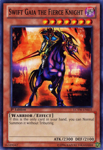 Swift Gaia the Fierce Knight [LCYW-EN031] Common | Jomio and Rueliete's Cards and Comics