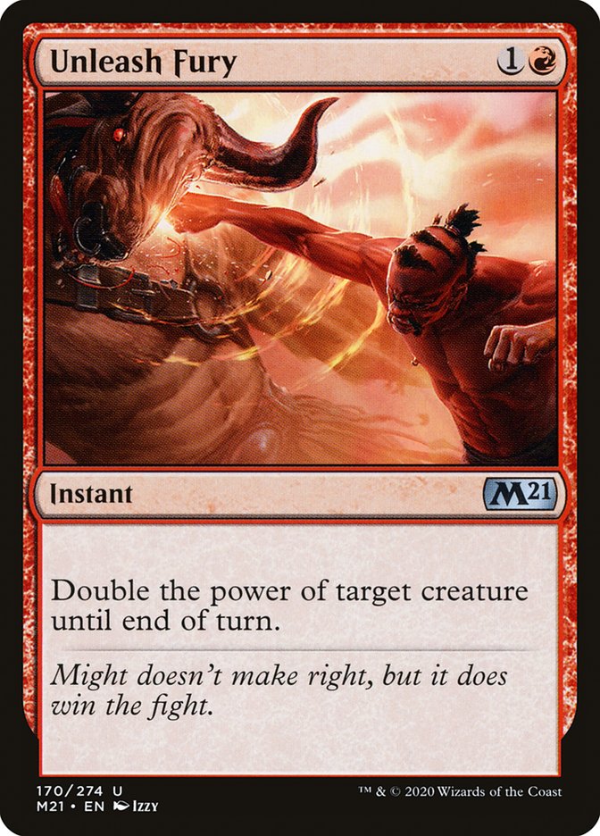 Unleash Fury [Core Set 2021] | Jomio and Rueliete's Cards and Comics