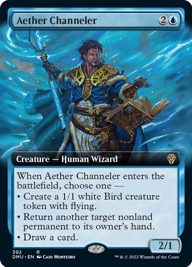 Aether Channeler (Extended Art) [Dominaria United] | Jomio and Rueliete's Cards and Comics