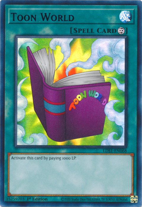 Toon World (Purple) [LDS1-EN068] Ultra Rare | Jomio and Rueliete's Cards and Comics