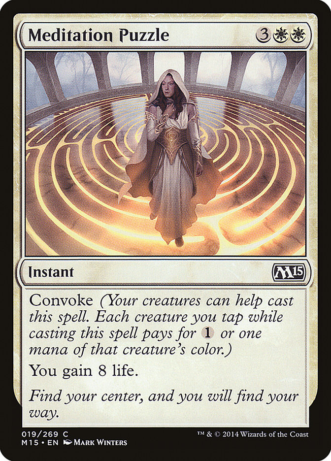 Meditation Puzzle [Magic 2015] | Jomio and Rueliete's Cards and Comics