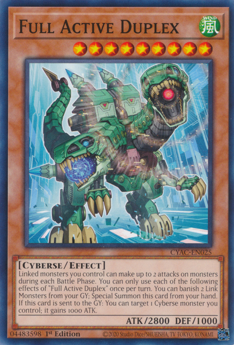 Full Active Duplex [CYAC-EN025] Common | Jomio and Rueliete's Cards and Comics