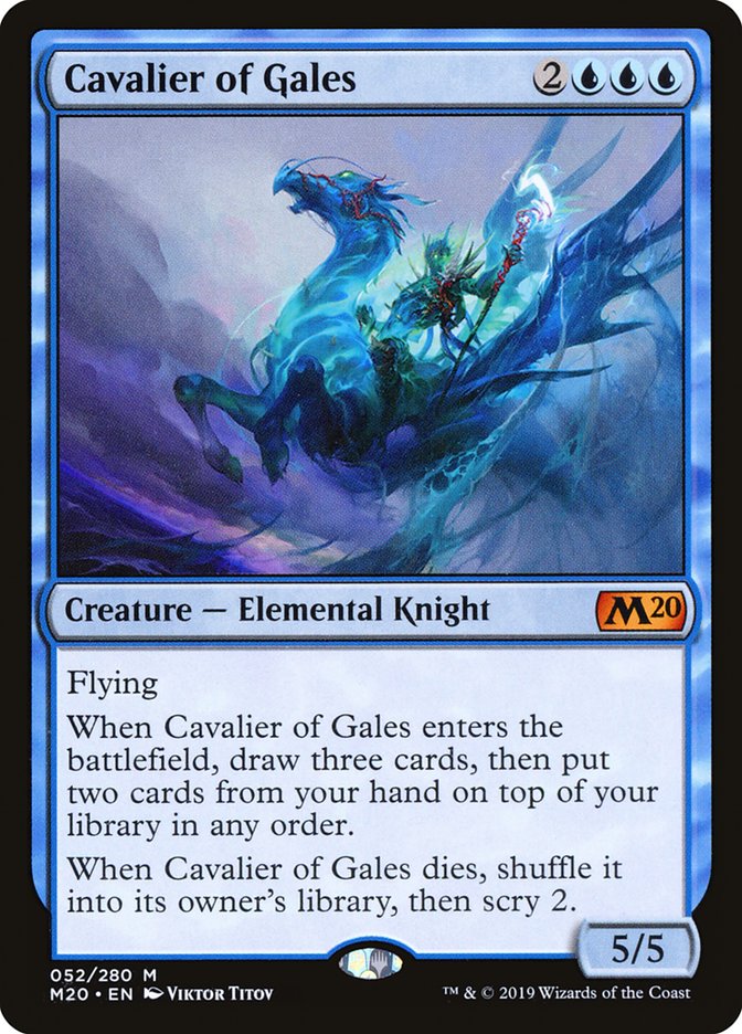 Cavalier of Gales [Core Set 2020] | Jomio and Rueliete's Cards and Comics