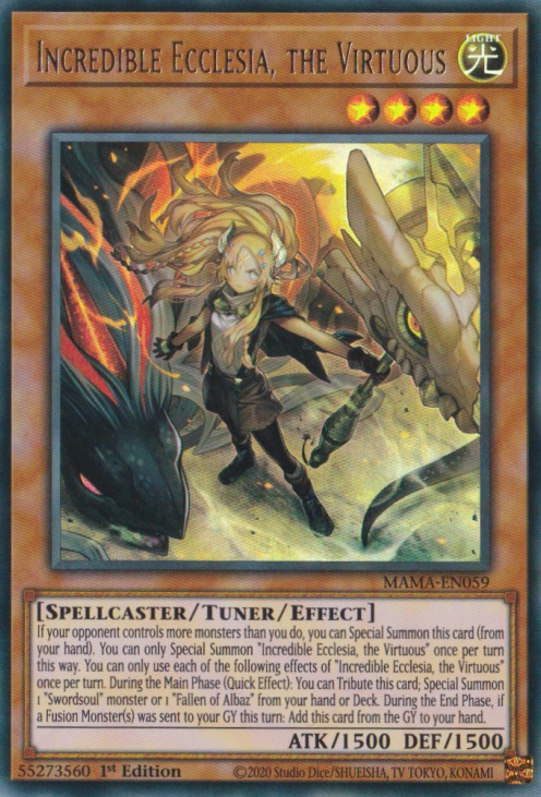 Incredible Ecclesia, the Virtuous [MAMA-EN059] Ultra Rare | Jomio and Rueliete's Cards and Comics