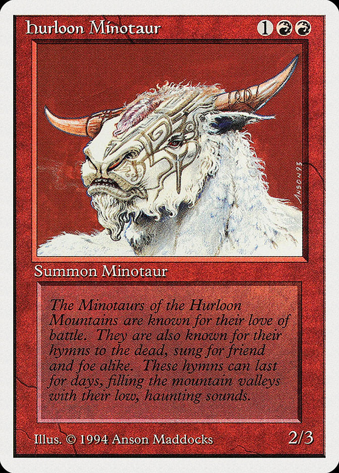 Hurloon Minotaur [Summer Magic / Edgar] | Jomio and Rueliete's Cards and Comics
