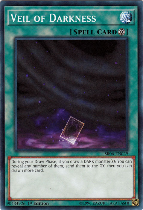 Veil of Darkness [SR06-EN029] Common | Jomio and Rueliete's Cards and Comics