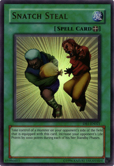 Snatch Steal [DB1-EN021] Ultra Rare | Jomio and Rueliete's Cards and Comics
