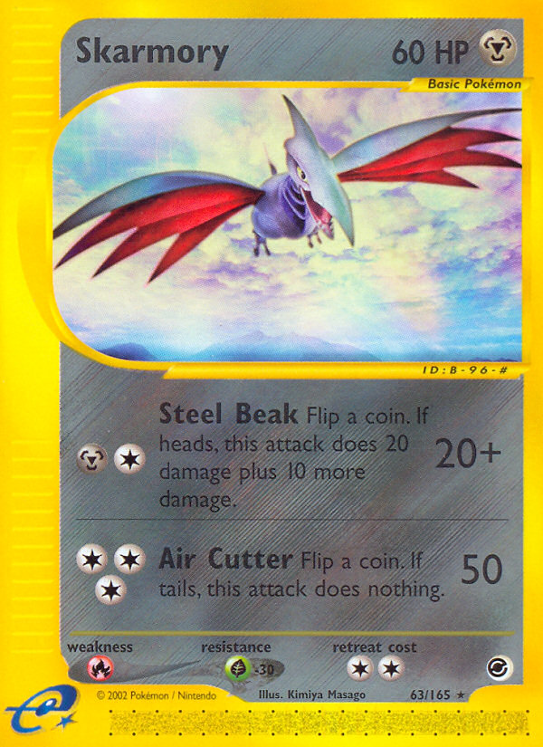 Skarmory (63/165) [Expedition: Base Set] | Jomio and Rueliete's Cards and Comics