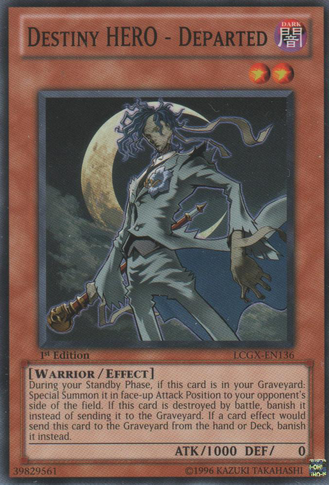 Destiny HERO - Departed [LCGX-EN136] Common | Jomio and Rueliete's Cards and Comics