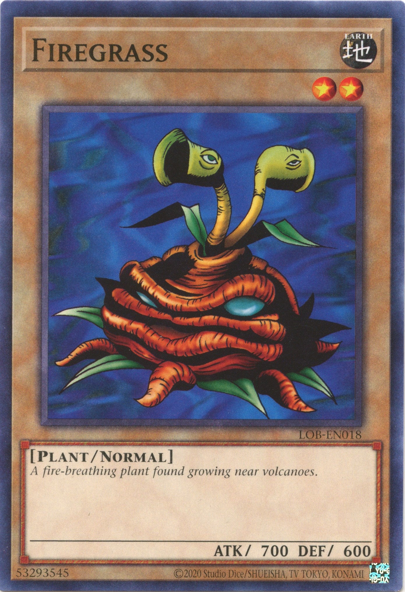 Firegrass (25th Anniversary) [LOB-EN018] Common | Jomio and Rueliete's Cards and Comics
