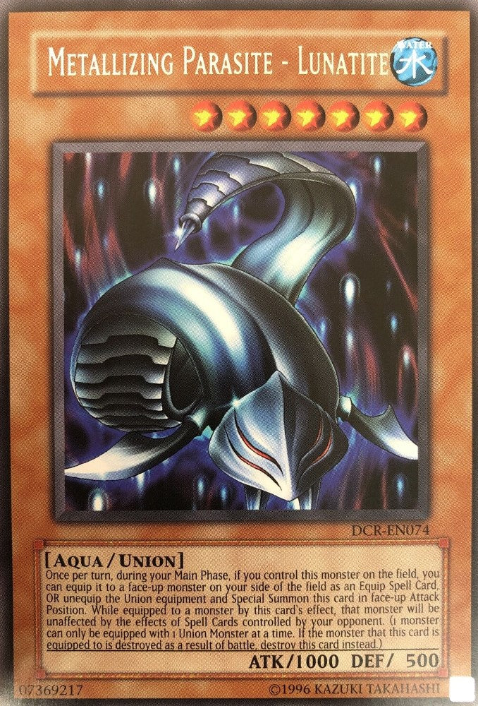 Metallizing Parasite - Lunatite [DCR-EN074] Rare | Jomio and Rueliete's Cards and Comics