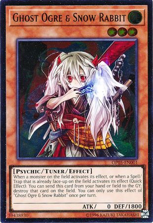 Ghost Ogre & Snow Rabbit [OP05-EN001] Ultimate Rare | Jomio and Rueliete's Cards and Comics