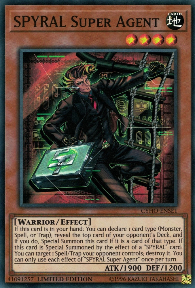 SPYRAL Super Agent [CYHO-ENSE1] Super Rare | Jomio and Rueliete's Cards and Comics