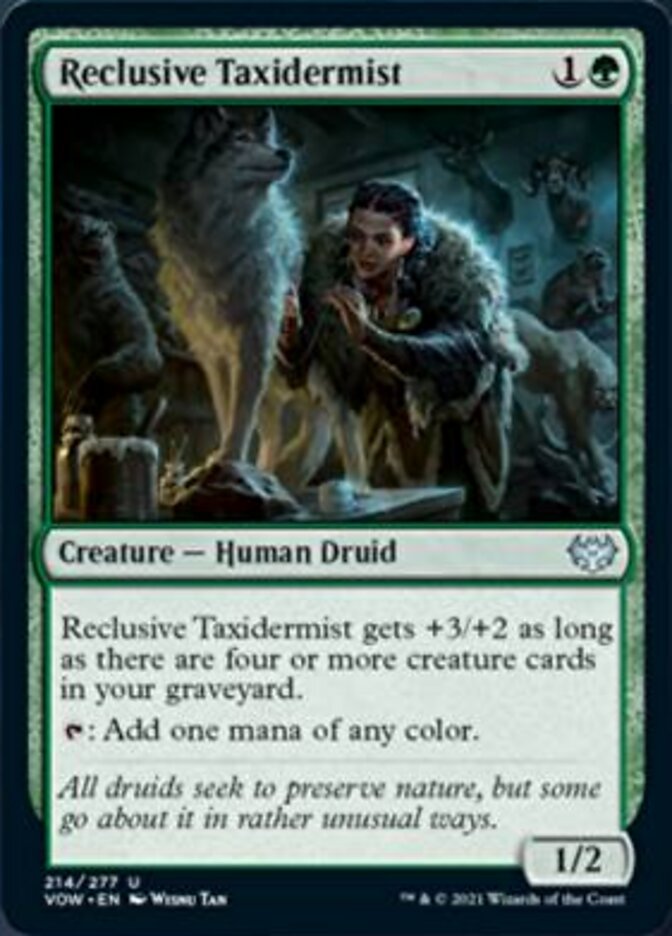 Reclusive Taxidermist [Innistrad: Crimson Vow] | Jomio and Rueliete's Cards and Comics