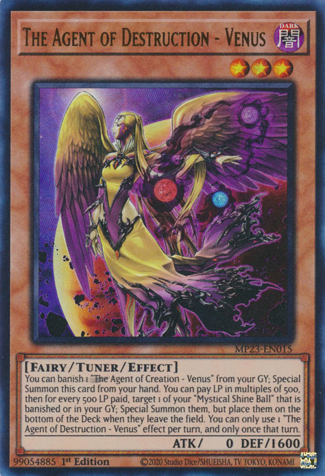 The Agent of Destruction - Venus [MP23-EN015] Ultra Rare | Jomio and Rueliete's Cards and Comics