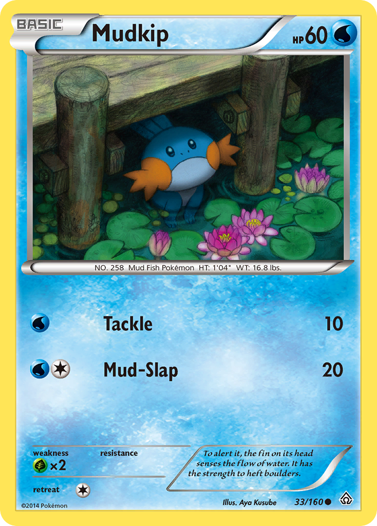 Mudkip (33/160) [XY: Primal Clash] | Jomio and Rueliete's Cards and Comics