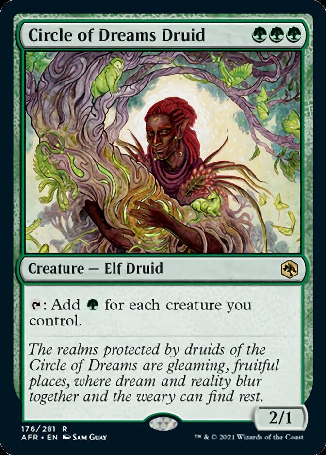 Circle of Dreams Druid [Dungeons & Dragons: Adventures in the Forgotten Realms] | Jomio and Rueliete's Cards and Comics
