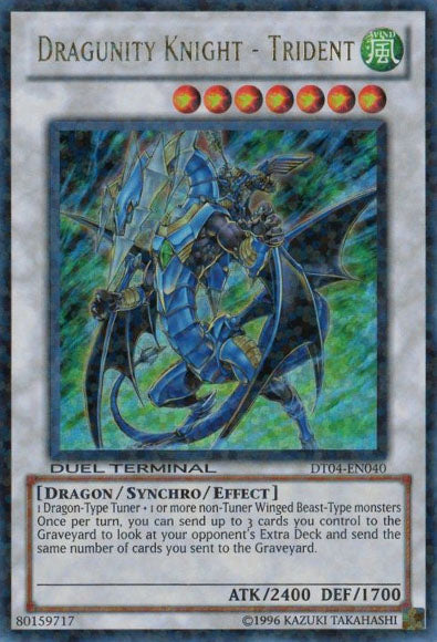 Dragunity Knight - Trident [DT04-EN040] Ultra Rare | Jomio and Rueliete's Cards and Comics