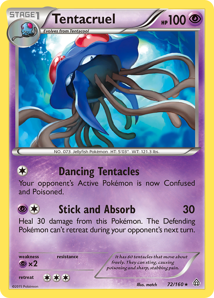 Tentacruel (72/160) [XY: Primal Clash] | Jomio and Rueliete's Cards and Comics