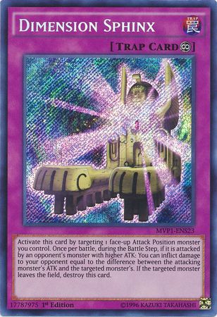 Dimension Sphinx [MVP1-ENS23] Secret Rare | Jomio and Rueliete's Cards and Comics