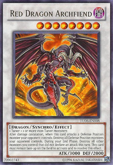 Red Dragon Archfiend [TU06-EN008] Rare | Jomio and Rueliete's Cards and Comics