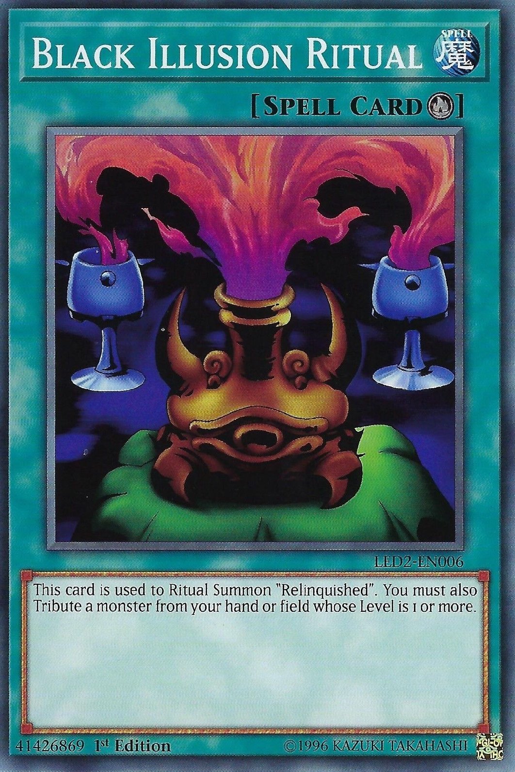 Black Illusion Ritual [LED2-EN006] Common | Jomio and Rueliete's Cards and Comics