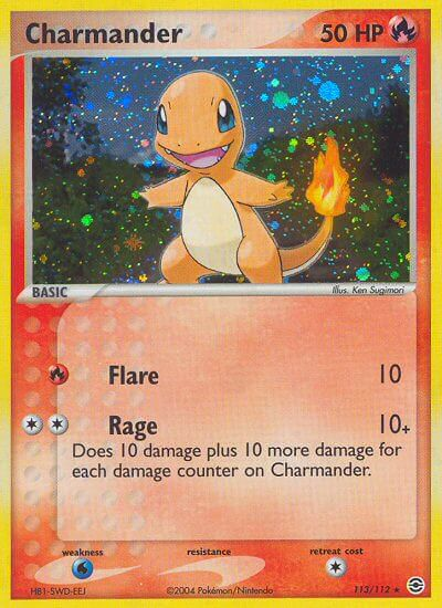 Charmander (113/112) [EX: FireRed & LeafGreen] | Jomio and Rueliete's Cards and Comics