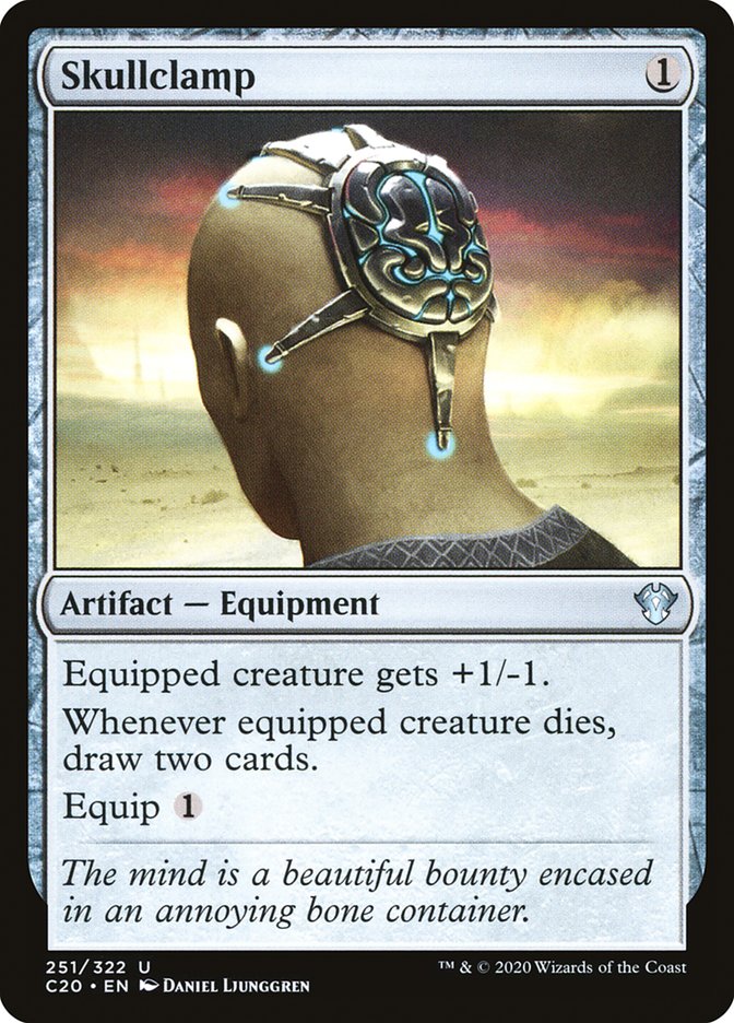 Skullclamp [Commander 2020] | Jomio and Rueliete's Cards and Comics