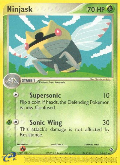 Ninjask (38/97) [EX: Dragon] | Jomio and Rueliete's Cards and Comics