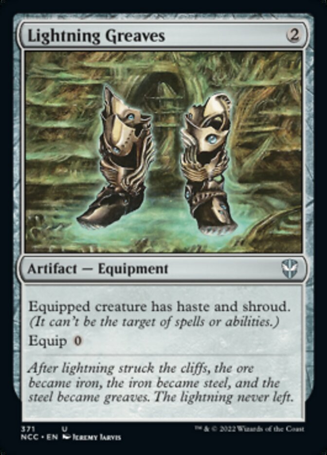 Lightning Greaves [Streets of New Capenna Commander] | Jomio and Rueliete's Cards and Comics