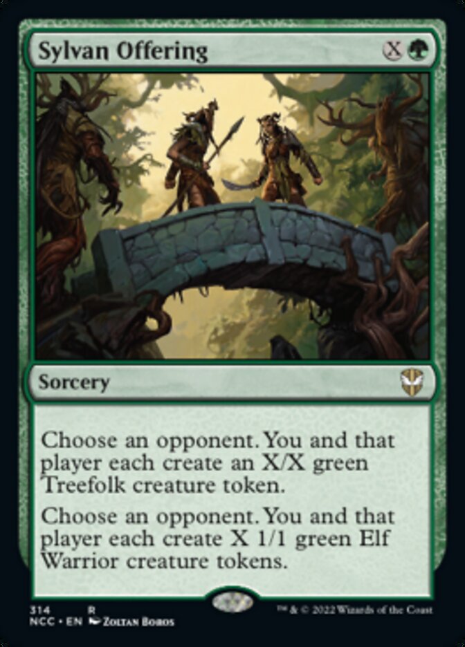 Sylvan Offering [Streets of New Capenna Commander] | Jomio and Rueliete's Cards and Comics