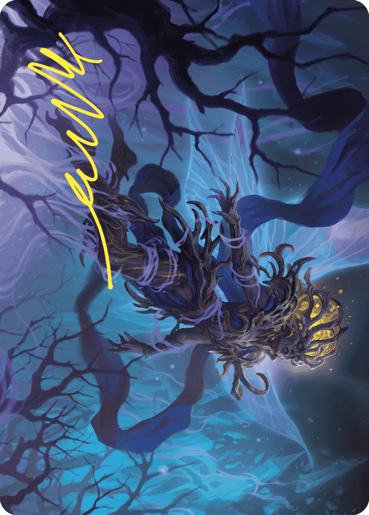 Sleep-Cursed Faerie Art Card (Gold-Stamped Signature) [Wilds of Eldraine Art Series] | Jomio and Rueliete's Cards and Comics