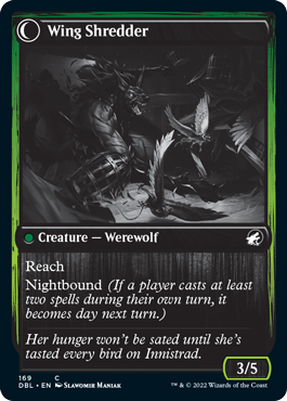 Bird Admirer // Wing Shredder [Innistrad: Double Feature] | Jomio and Rueliete's Cards and Comics