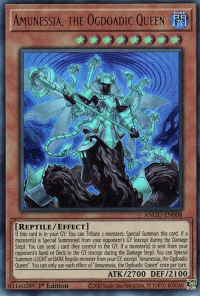 Amunessia, the Ogdoadic Queen (Ultra Rare) [ANGU-EN008] Ultra Rare | Jomio and Rueliete's Cards and Comics