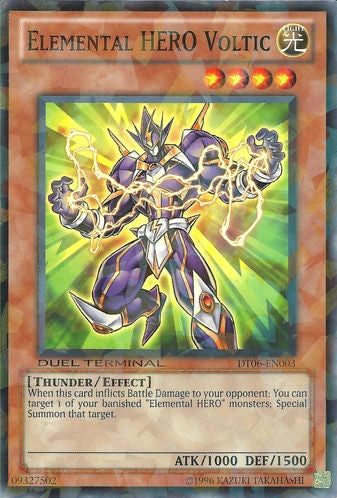 Elemental Hero Voltic [DT06-EN003] Common | Jomio and Rueliete's Cards and Comics