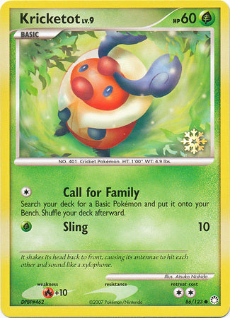 Kricketot (86/123) [Countdown Calendar Promos] | Jomio and Rueliete's Cards and Comics