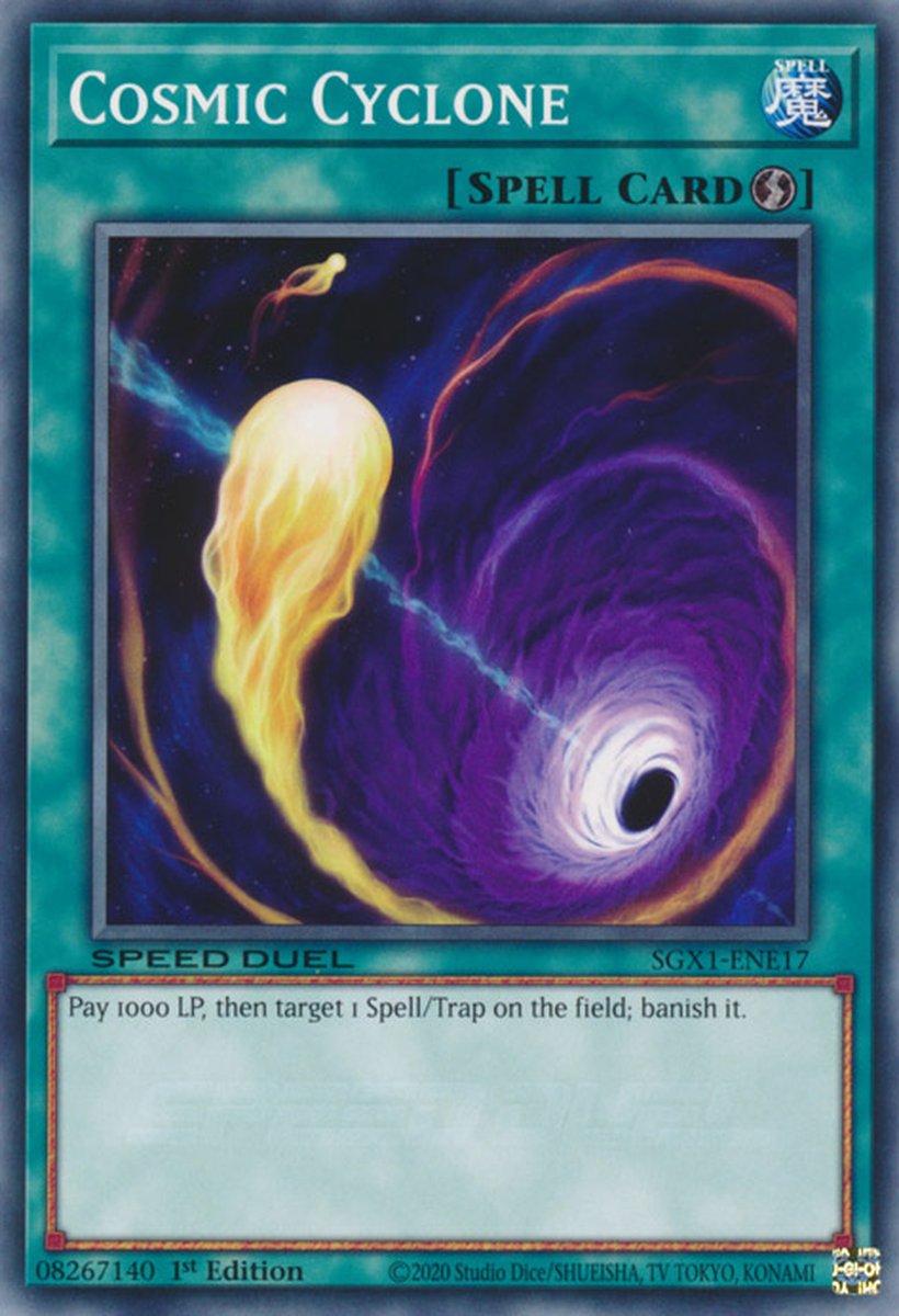 Cosmic Cyclone [SBC1-ENE16] Common | Jomio and Rueliete's Cards and Comics