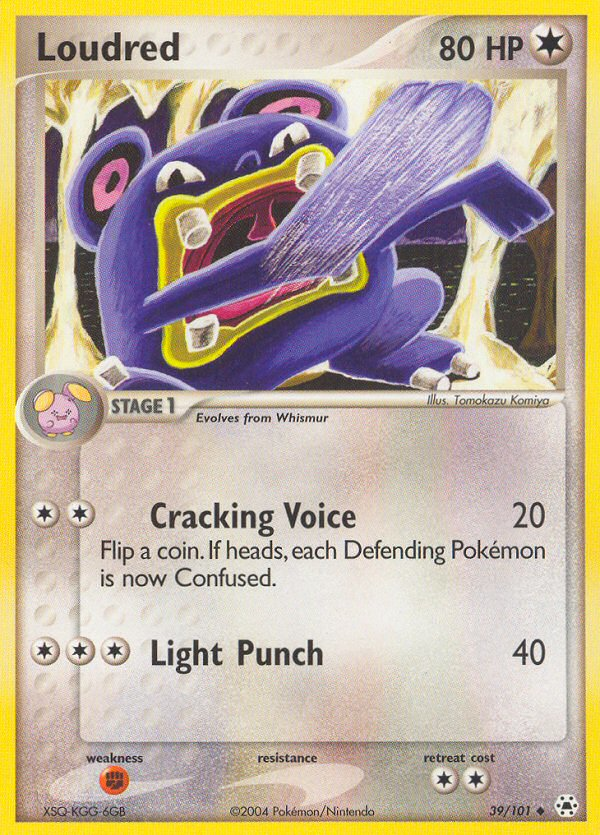 Loudred (39/101) [EX: Hidden Legends] | Jomio and Rueliete's Cards and Comics