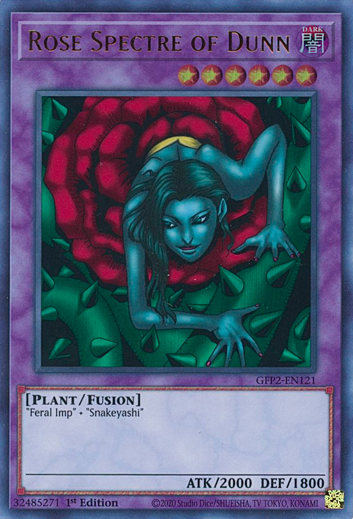 Rose Spectre of Dunn [GFP2-EN121] Ultra Rare | Jomio and Rueliete's Cards and Comics