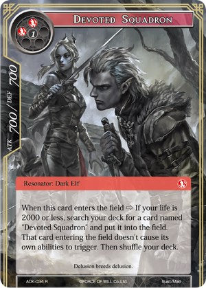 Devoted Squadron (ADK-034) [Advent of the Demon King] | Jomio and Rueliete's Cards and Comics