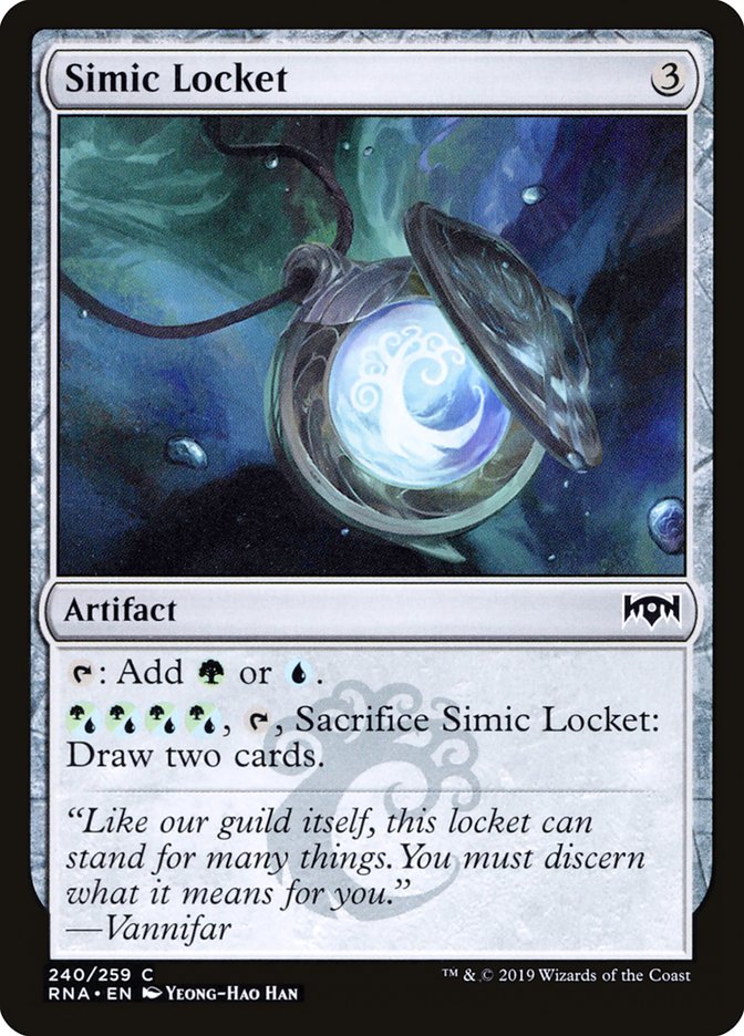 Simic Locket [Ravnica Allegiance] | Jomio and Rueliete's Cards and Comics