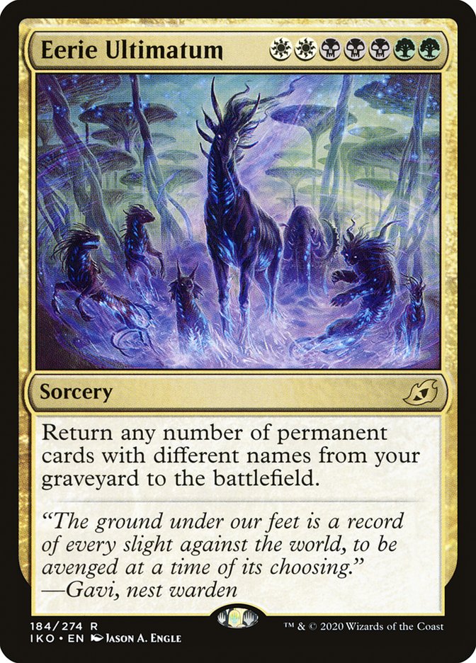 Eerie Ultimatum [Ikoria: Lair of Behemoths] | Jomio and Rueliete's Cards and Comics