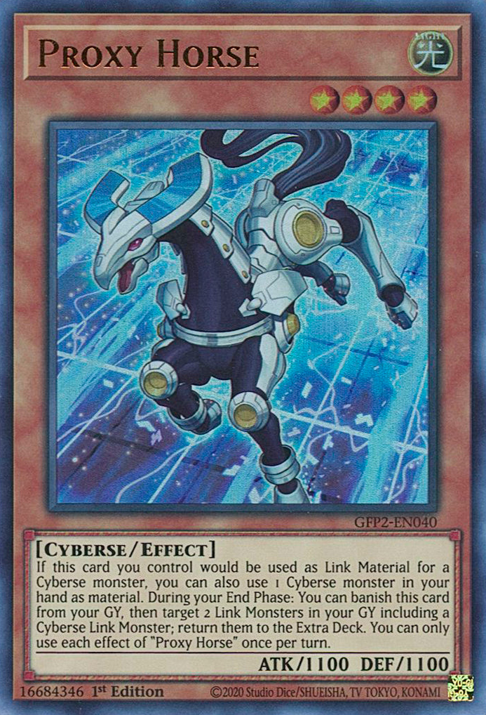 Proxy Horse [GFP2-EN040] Ultra Rare | Jomio and Rueliete's Cards and Comics
