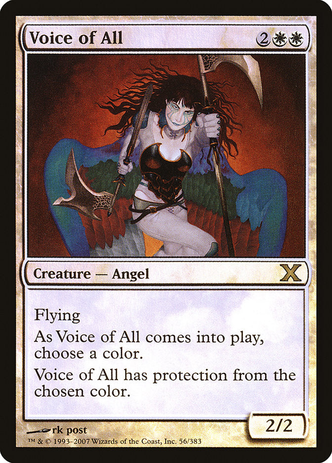 Voice of All (Premium Foil) [Tenth Edition] | Jomio and Rueliete's Cards and Comics