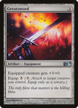 Greatsword [Magic 2012] | Jomio and Rueliete's Cards and Comics