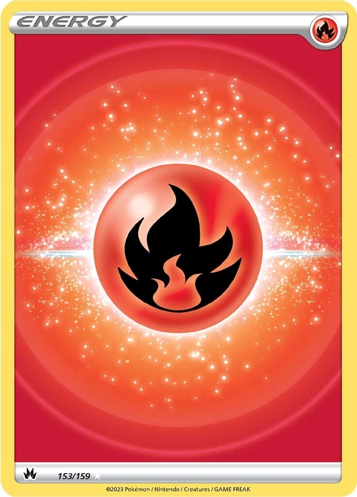 Fire Energy (153/159) (Texture Full Art) [Sword & Shield: Crown Zenith] | Jomio and Rueliete's Cards and Comics