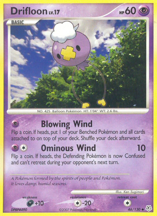 Drifloon (46/130) [Diamond & Pearl: Base Set] | Jomio and Rueliete's Cards and Comics