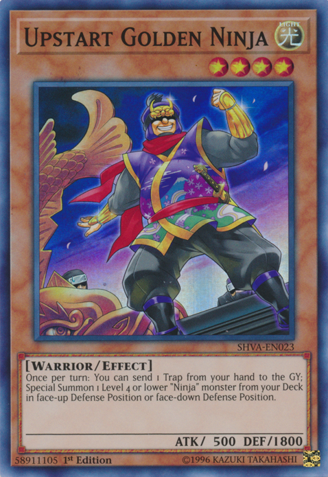 Upstart Golden Ninja [SHVA-EN023] Super Rare | Jomio and Rueliete's Cards and Comics