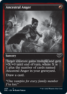 Ancestral Anger [Innistrad: Double Feature] | Jomio and Rueliete's Cards and Comics