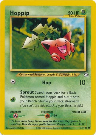 Hoppip (61/111) [Neo Genesis Unlimited] | Jomio and Rueliete's Cards and Comics